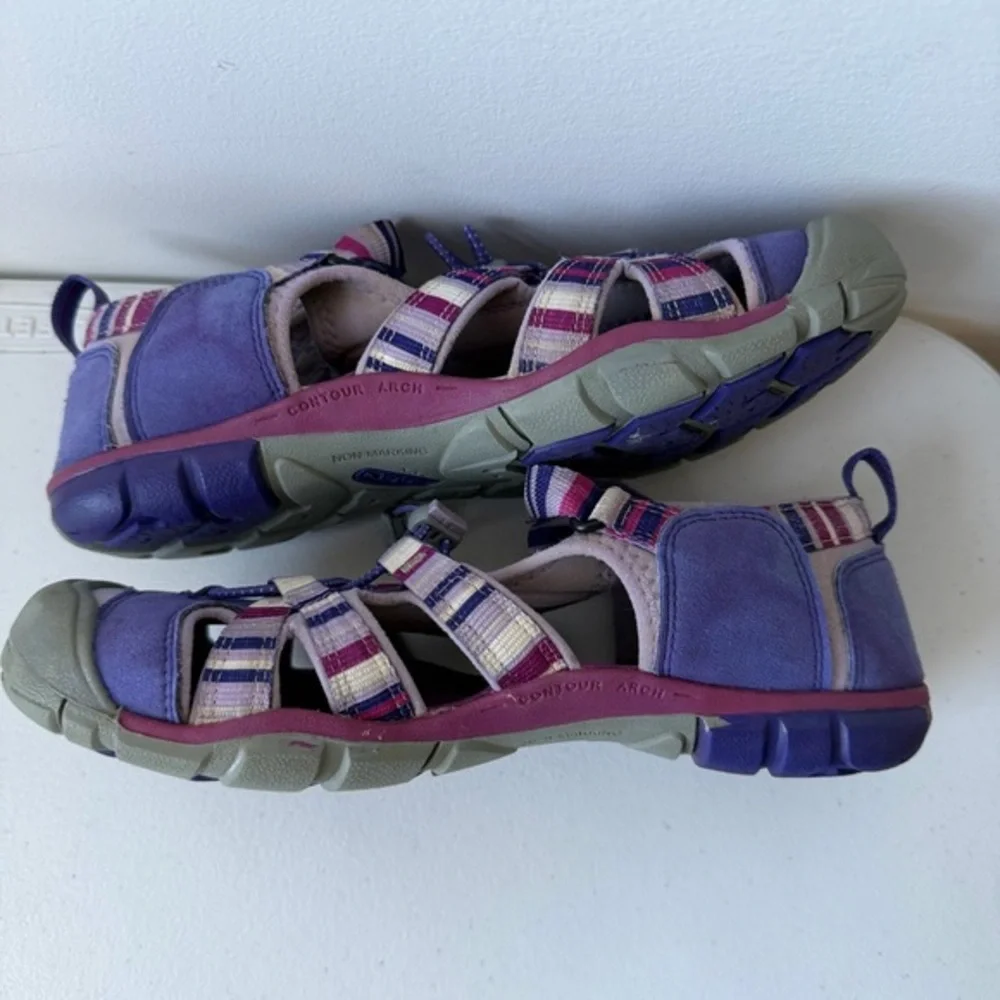 Keen Seacamp Sandals Purple Pink Water Shoes Outdoor Hiking Size 6‎